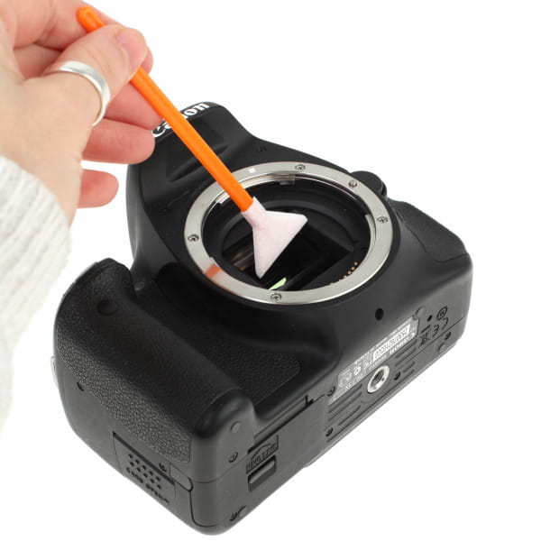 VisibleDust Thinlite-X Light Cleaning 1.0x 24mm - 5x Sensorreinigungs-Swabs (Orange Series) und 2x 1