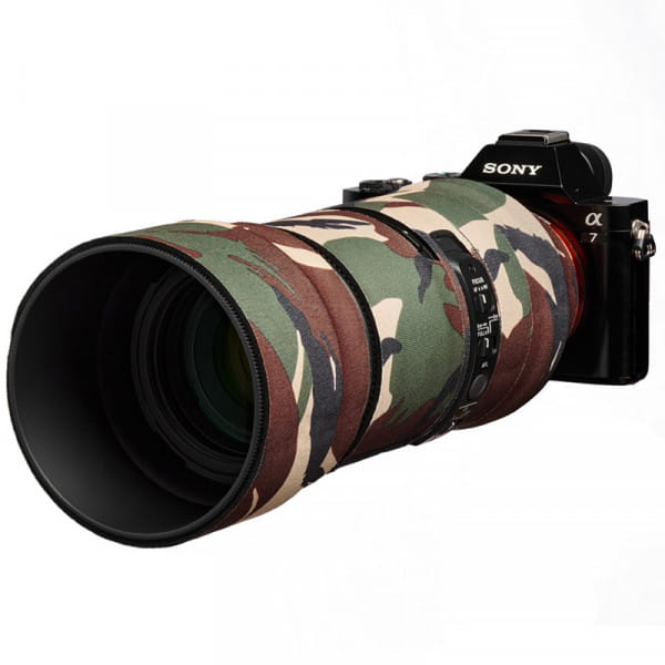 easyCover Lens Oak Objektivschutz für Sigma 100-400mm F5-6.3 DG DN OS Green Camouflage
