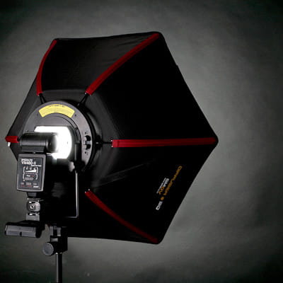 SMDV Speedbox-60 Mobile Hexagon-Softbox 60 cm sechseckig für entfesselte Aufsteckblitze