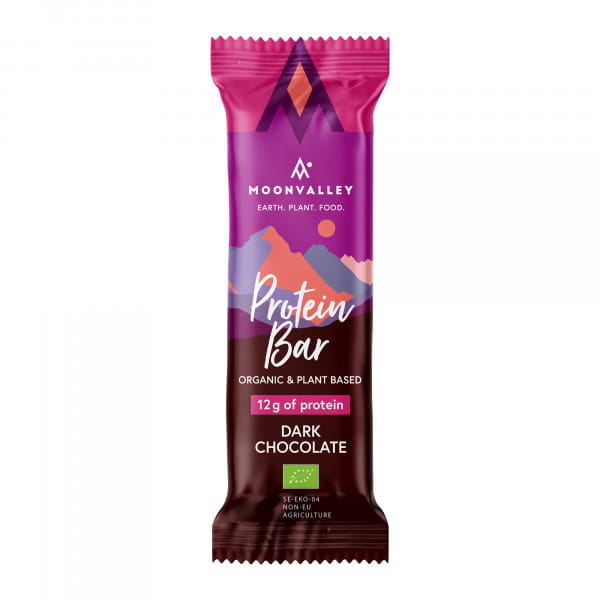 Moonvalley Organic Protein Bar - Bio-Proteinriegel Dark Chocolate (18 x 60 g)