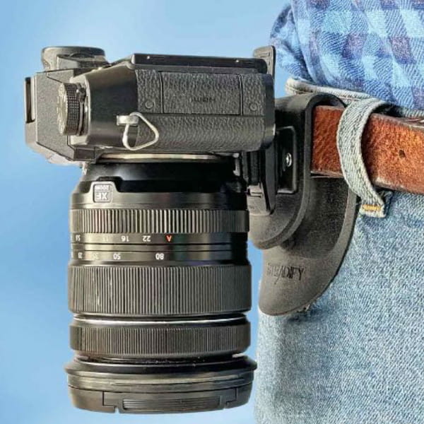 Steadify Bundle - Kamera-Schwenkarm mit Kugelkopf und Gürtel-Basisplatte