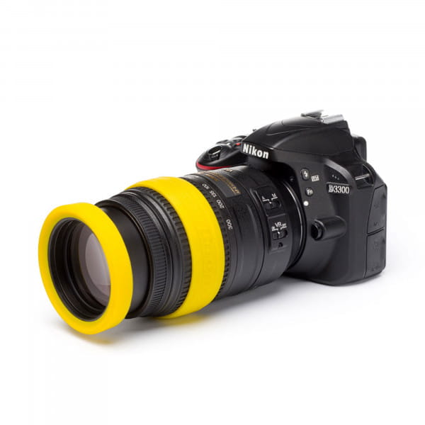 Easycover Lens Rim Stoßschutz-Set für Objektive 2-teilig 67 mm Gelb