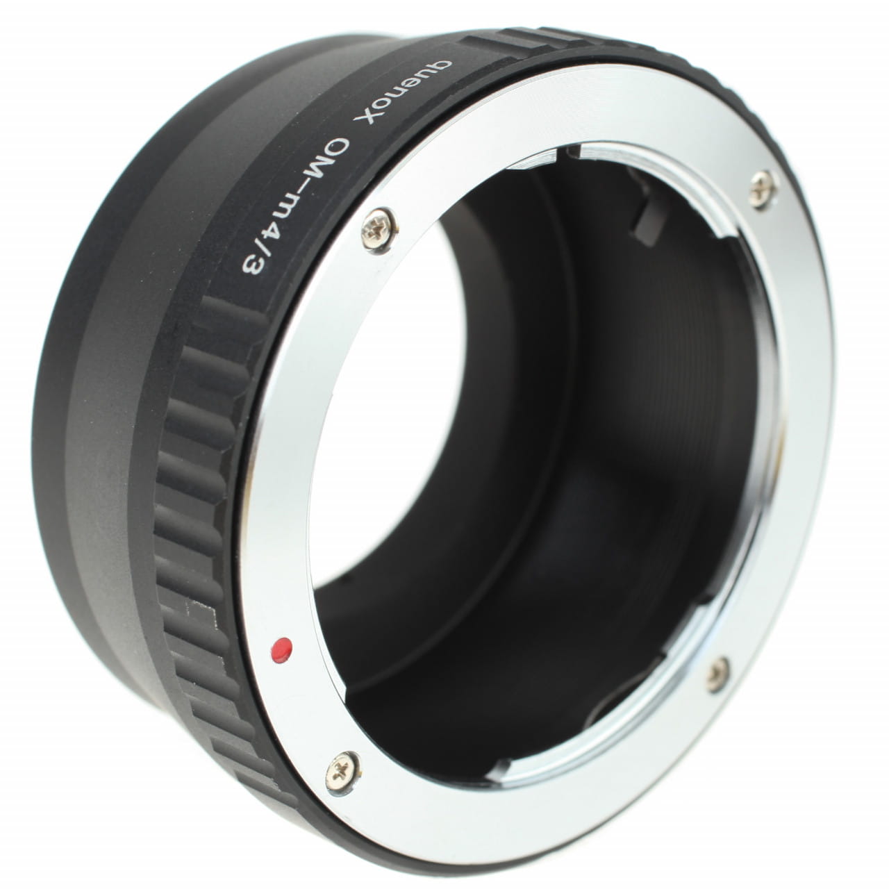 Quenox Adapter für Olympus-OM-Objektiv an Micro-Four-Thirds-Kamera - z.B. für Olympus/Panasonic MFT OM-M4/3