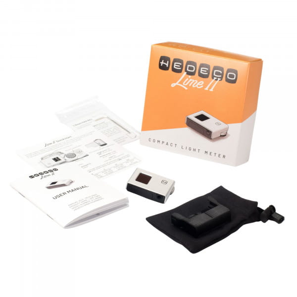 HEDECO Lime II V2 Belichtungsmesser mit LED-Display Silber