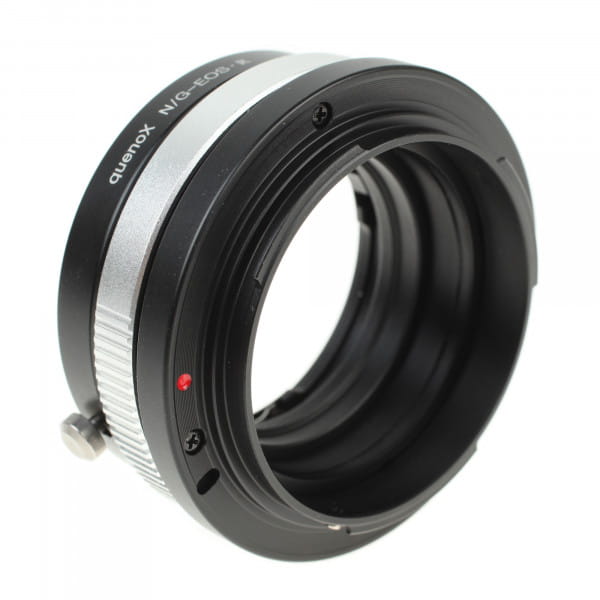 Quenox Adapter für Nikon-F-Objektiv an Canon-EOS-R-Kamera