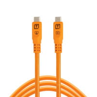 Tether Tools TetherPro Optima 10G Datenkabel USB-C an USB-C - 3 m (Orange)
