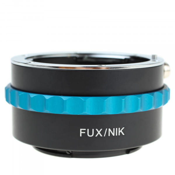 Novoflex Adapter für Nikon-F-Objektiv an Fuji-X-Mount-Kamera - mit Blendenring