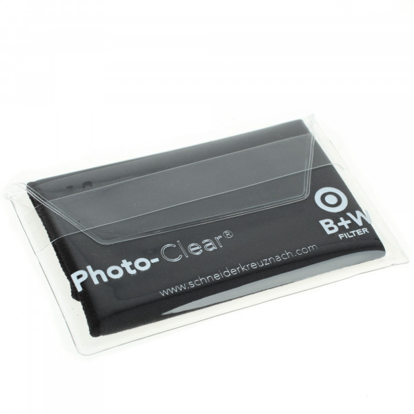 B+W Photo Clear Black Mikrofaser-Reinigungstuch 18 x 18 cm