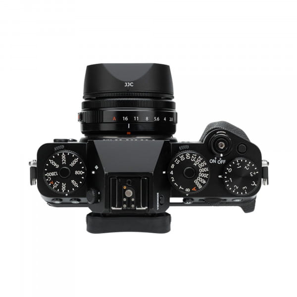 JJC Magnet Gegenlichtblende für Fujifilm XF 23mm und XF 27mm F2.8 Schwarz