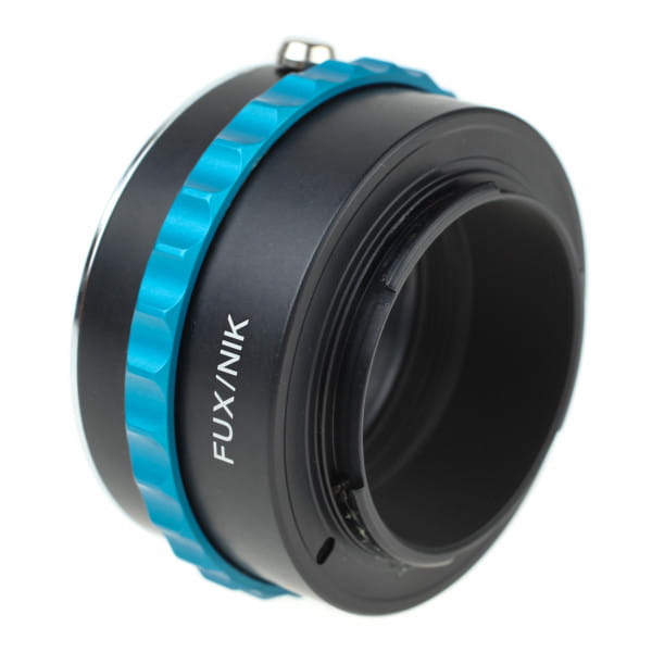 Novoflex Adapter für Nikon-F-Objektiv an Fuji-X-Mount-Kamera - mit Blendenring