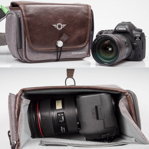 Cosyspeed Kameratasche mit Hüftgürtel Camslinger Streetomatic+ Fototasche für System- und DSLR-Kamer