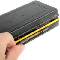 JJC BC-3SD6 Kunststoffetui für 6 SD-Karten und 2 Kameraakkus