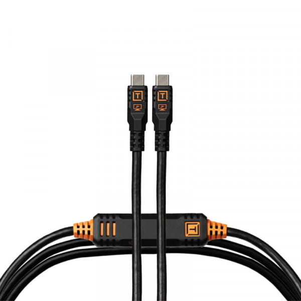 Tether Tools TetherPro Optima 10G Datenkabel USB-C an USB-C - 4,6 m (Schwarz)