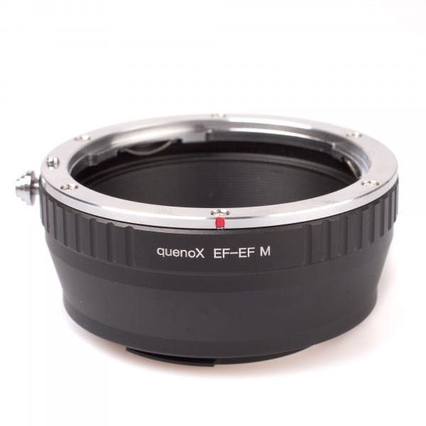 Quenox Adapter für Canon-EOS-Objektiv an Canon-EOS-M-Kamera