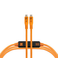 Tether Tools TetherPro Optima 10G Datenkabel USB-C an USB-C - 3 m (Orange)