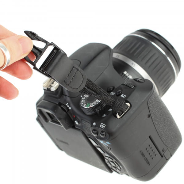 Neopren-Handgelenkschlaufe für DSLRs und spiegellose Kameras (schwarz) - JJC