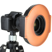 F&V LED-Ringleuchte R300 SE Tageslicht + Kunstlichtfilter mit Objektivadapter 2205 Lux