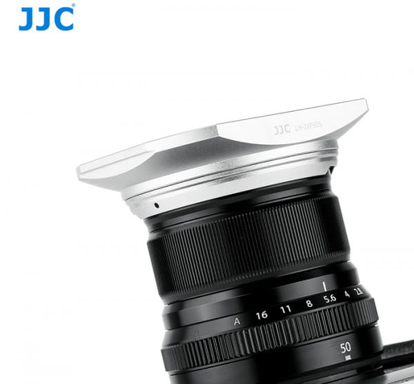 [REFURBISHED] JJC Gegenlichtblende für Fujinon XF50mm f/2 R WR (silberfarben)