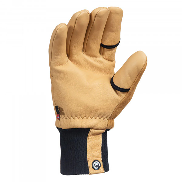 VALLERRET Hatchet Leather Glove Natural, Leder-Fotohandschuhe - Hellbraun