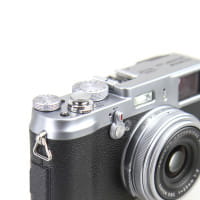 JJC Ergonomischer Auslöseknopf zum Einschrauben konkav grau - z.B. für ausgewählte Fuji und Leica Ka