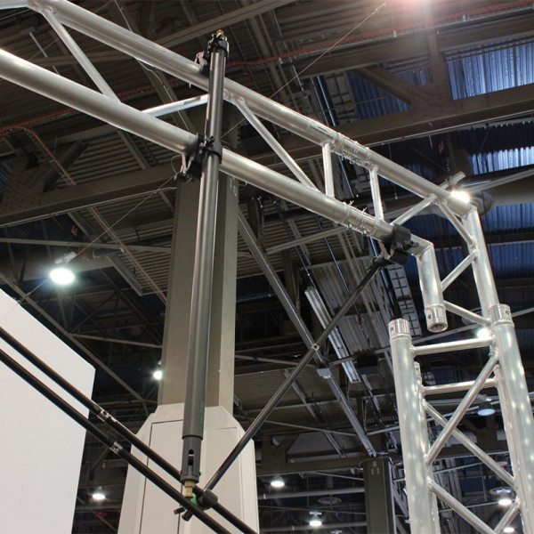 9.Solutions Python Clamp Tube Mount Standardklemme für Ex-Sus Pole Teleskopstange, 0-50 mm Klemmbrei