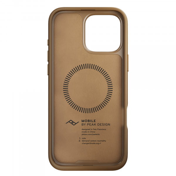 [REFURBISHED] Peak Design Mobile Everyday Case iPhone 16 Pro Max Tan (Clarino)