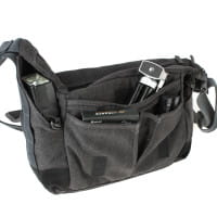 Matin Balade Bag 200 Canvas-Fototasche für kleine DSLR-Kameras und DSLM-Kameras (Schwarz)