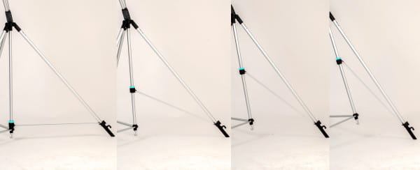 Westcott X-Drop - Mobiler Hintergrundrahmen und Stoff ca. 150 x 210 cm - Weiß