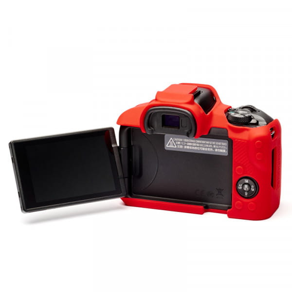 easyCover Silikon-Schutzhülle für Canon R50 Rot