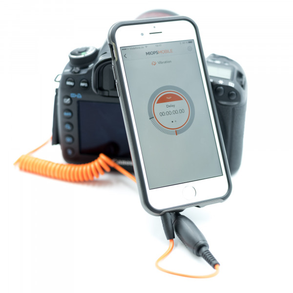 Miops Mobile Kit inkl. Dongle und Kabel für Canon RS-60E3 oder Pentax CS-205 - passend zur Fernauslö