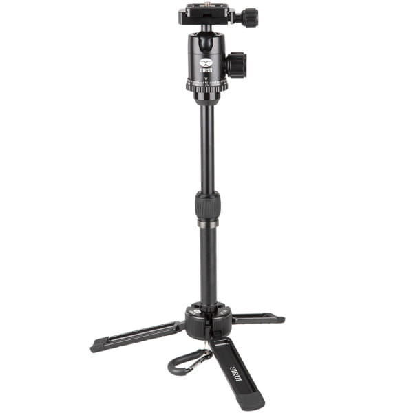 Sirui 3T-35 Mini Allrounder Tischstativ mit Kugelneiger - auch als Video-Handgriff