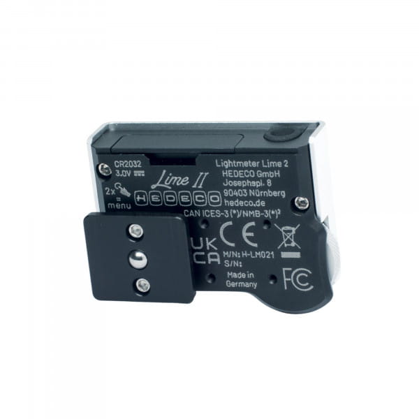 HEDECO Lime II V2 Belichtungsmesser mit LED-Display Silber