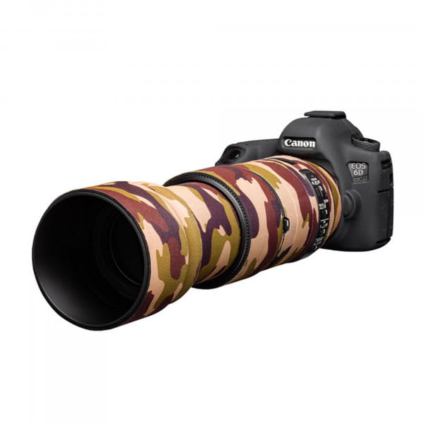 Easycover Lens Oak Objektivschutz für Sigma 100-400 mm F5, 6,3 DG OS HSM Contemporary - Braun Camouf