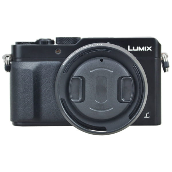 JJC Gegenlichtblende für Panasonic Lumix DMC-LX100 und Leica D-LUX (Typ 109) 43mm - schwarz