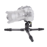AOKA CMP163C Carbon-Tischstativ 710 mm + KB20 Kugelkopf und Smartphone-Halterung