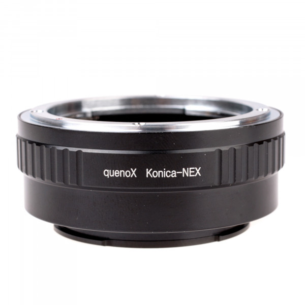 Quenox Adapter für Konica-AR-Objektiv an Sony-E-Mount-Kamera
