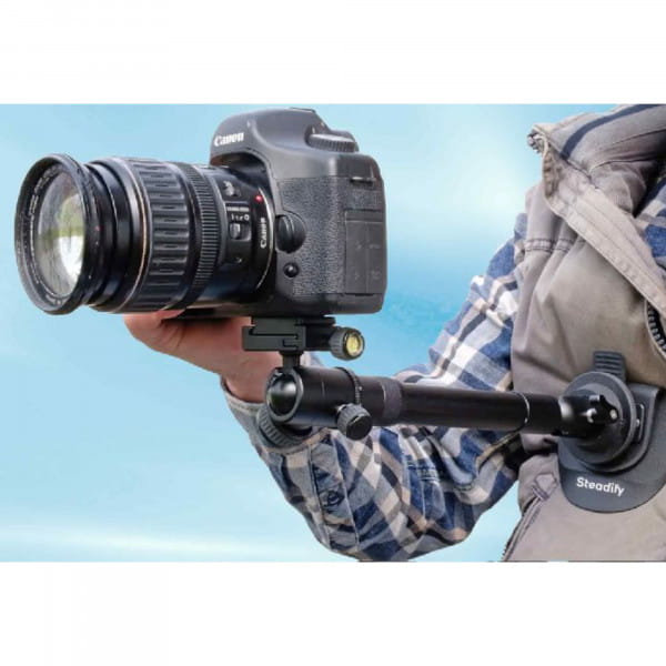 Steadify Bundle - Kamera-Schwenkarm mit Kugelkopf und Gürtel-Basisplatte