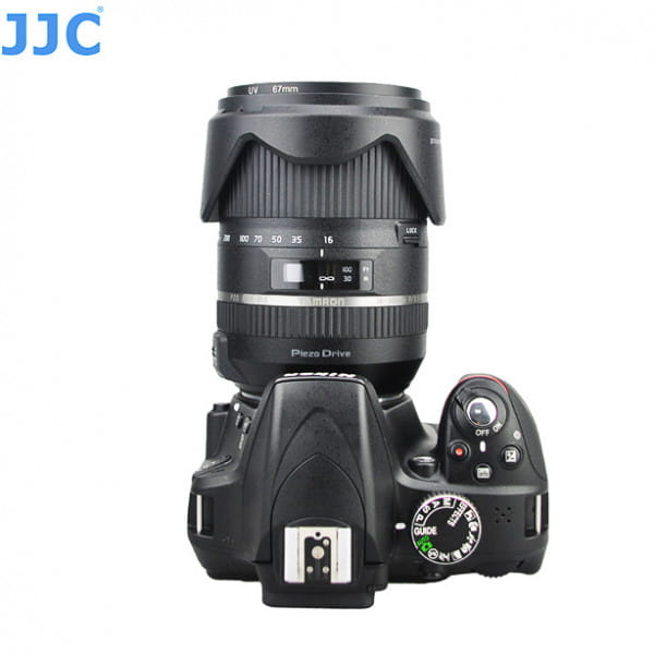 JJC Gegenlichtblende für Tamron 16-300mm f/3.5-6.3 Di II VC PZD Macro - ersetzt Tamron HB016