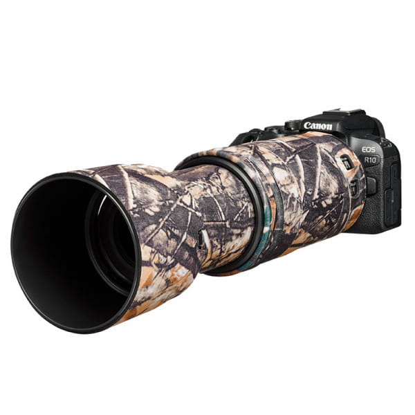 easyCover Lens Oak für Canon RF 100-400mm F5.6-8 IS USM Wald Camouflage