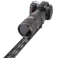 Leofoto Objektivstütze mit Kameraplatte und Arca-Profil 400 mm