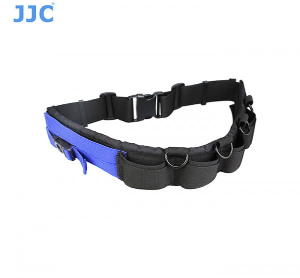 JJC GB-1 Fotografen-Zubehörgürtel für bis zu 5 Objektivköcher und weiteres Zubehör 63-116 cm