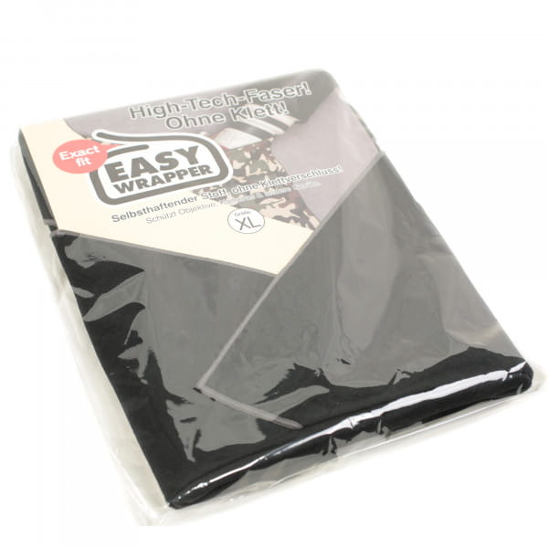 Easy Wrapper selbsthaftendes Einschlagtuch Schwarz Gr. XL 71 x 71 cm