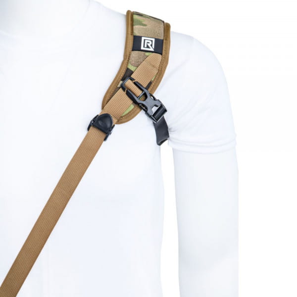 Blackrapid Sport X Einzel-Kameragurt mit eXtra Comfort-Schulterpolster Multi-Terrain Camo