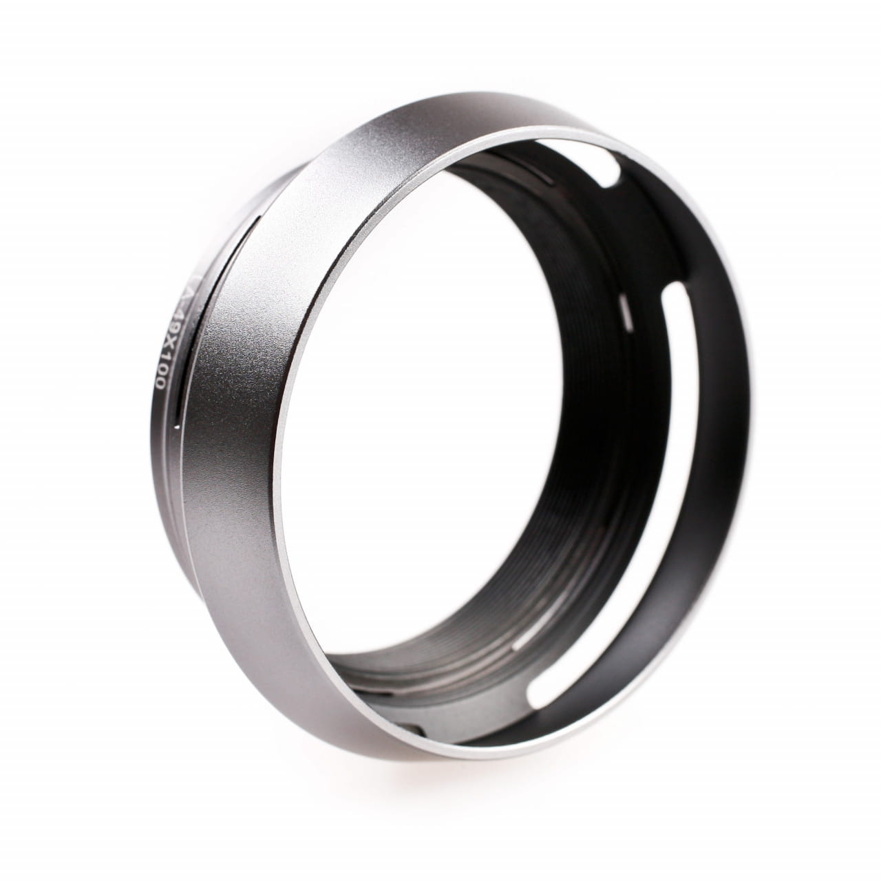 JJC Gegenlichtblende inkl. 49mm-Adapter für Fujifilm Finepix X100F, X100T, X100S, X100 – ersetzt Fuj 31512912