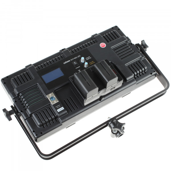 F&V Enox Akku-Adapter für NP-F auf V-Mount an F&V LED-Flächenleuchten mit V-Mount Anschlussplatten