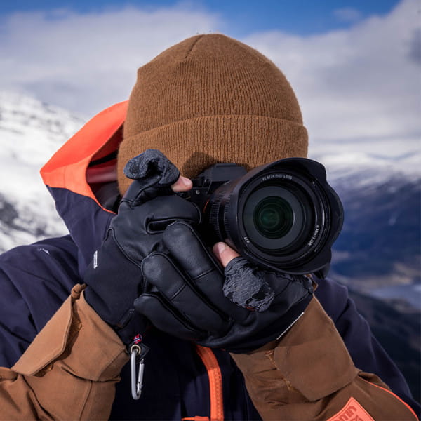 [REFURBISHED] VALLERRET Tinden Fotohandschuhe Schwarz - Größe L