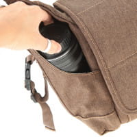 Matin Clever 130FC Fototasche für 1 kleinere Kamera inkl. Objektiv, 2 Objektive und Tablet-PC (braun