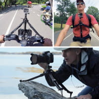 Pakpod Adventure Tripod Allzweck-Kamerastativ mit Ninja-Spikes für Smartphones, Actionkameras, Syste