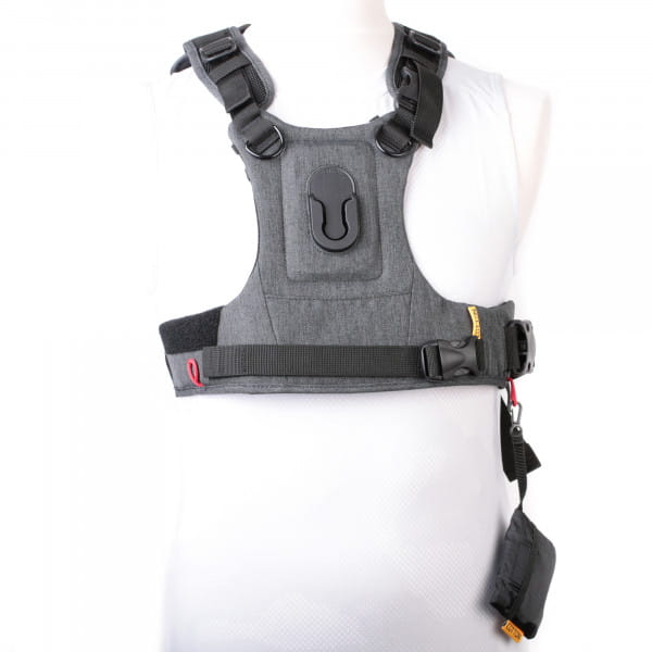 Cotton Carrier CCS G3 Camera Harness Binocular Charcoal - Brustgeschirr für 1 DSLR- oder DSLM-Kamera