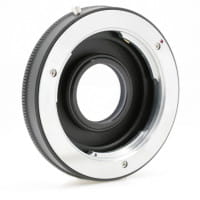 Quenox Adapter für Minolta-SR-Objektiv an Canon-EOS-Kamera - mit Korrekturlinse